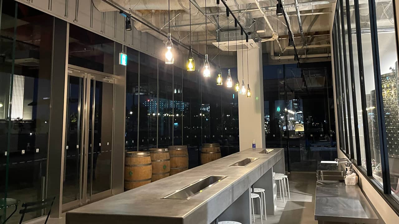 ワイナリー内観の写真